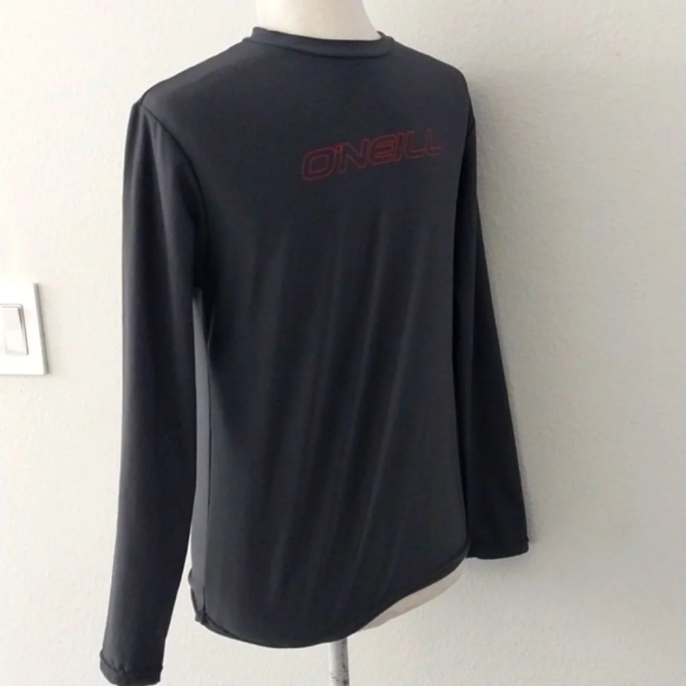 O'niell Kid's Gray Logo Rashguard size 18